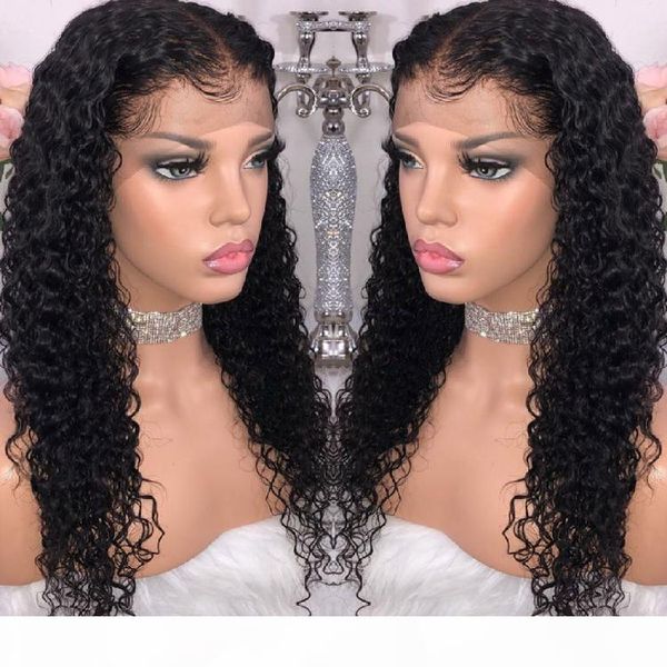 

9a grade kinky curly brazilian human hair wigs peruvian kinky curly human hair ear to ear lace frontal wig 4x13 human hair lace front wig, Black;brown