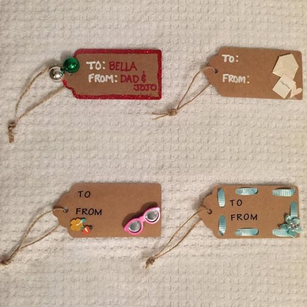 

gift wrap 100pcs packaging label blank kraft jewelry price string tags cards