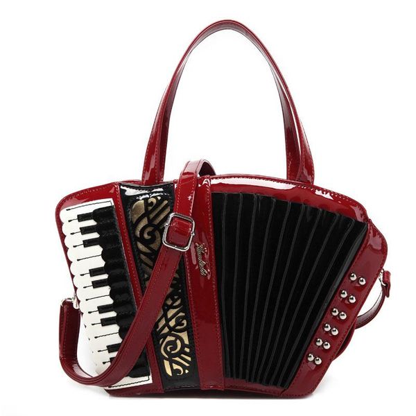 

luxury women's brand leather handbags accordion style shoulder bag personality fashion cross body vintage novelty accordion bag