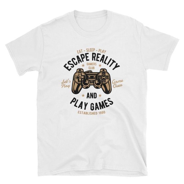 

new mens t shirts escape reality gaming console gamer art men's t-shirt brand new t-shirts sport hooded sweatshirt hoodie
