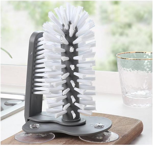 

2 in 1 drink mug wine suction cup cleaning brush gadgets cup scrubber glass cleaner bottles brush sink kitchen acc jllekg