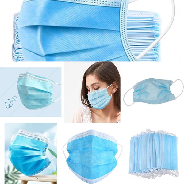 

masks anti sale new spit protective quality 3 ply blue 4 layers facial mask vertical foldi 6o8b