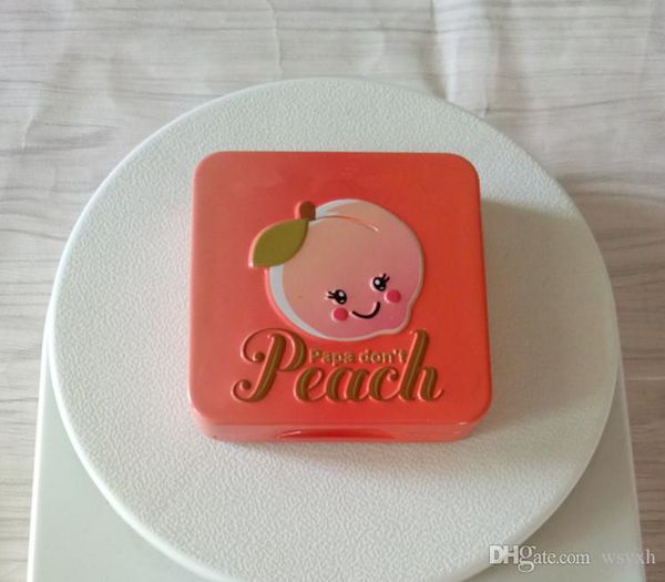 

sweet peach papa don't peach face makeup blusher mineral pigment blusher blush powder palette blush contour ing
