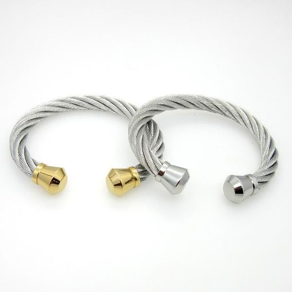 

10pcs fashion multi twisted cable wire bangle vintage fashion bangles unique designer brand christmas jewelry1, Black