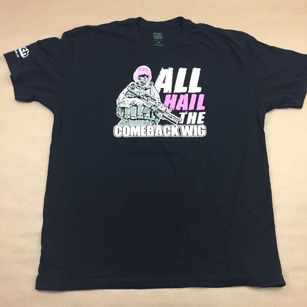 

twitch tv all hail the comeback wig nexx black short sleeve 2xl xxl hoodie designers t shirts sweatshirt