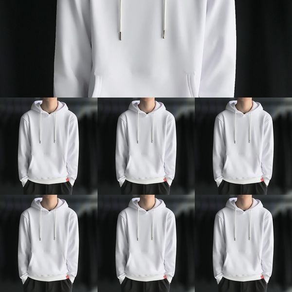 

0zl1k autumn and winter 2020 new sportswear pullover pullover gkeje for sweater sports wear plush hoodie men's casual hoodie coat sweat, Black