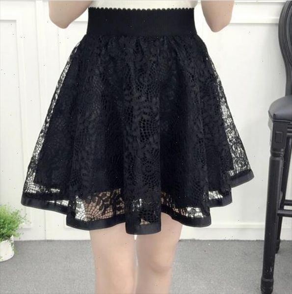 

spring summer women skirt lace mesh hollow out slim bodycon tight a line elegant transparent black white skirt