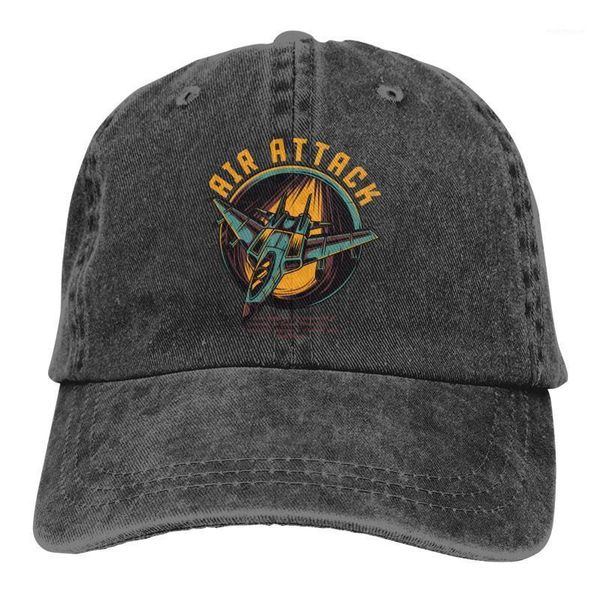 

air attack illustration vintage adjustable trucker cap for adult1