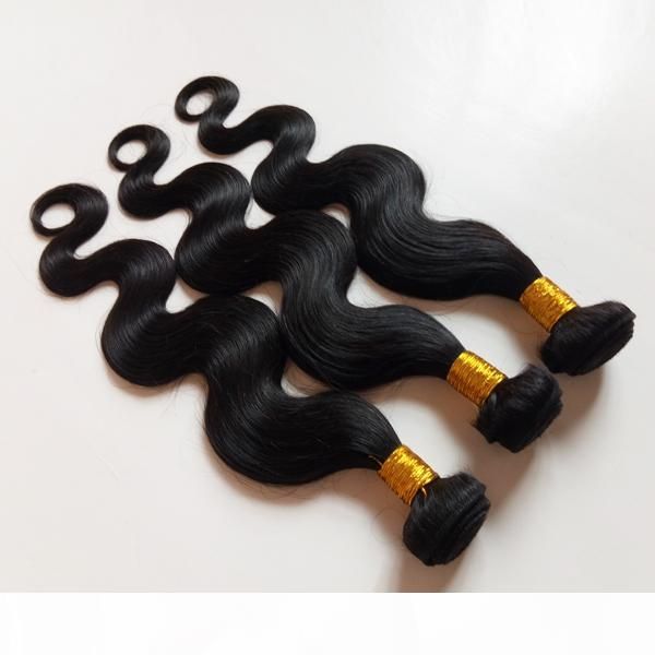 

new arrivel malaysian remy human hair weft 3 4 5bundles mink brazilian body wave virgin human hair extensions silk wholesale bulk bundle, Black