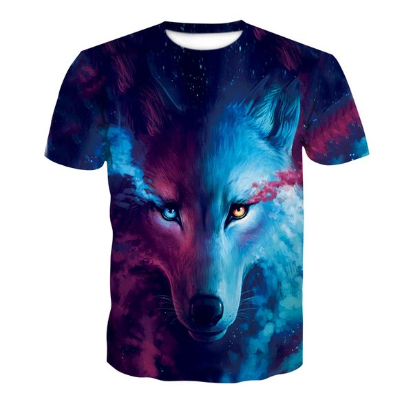

for men wolf animal homme cool men outwear 3d print shirts plus size funny anime men clothing