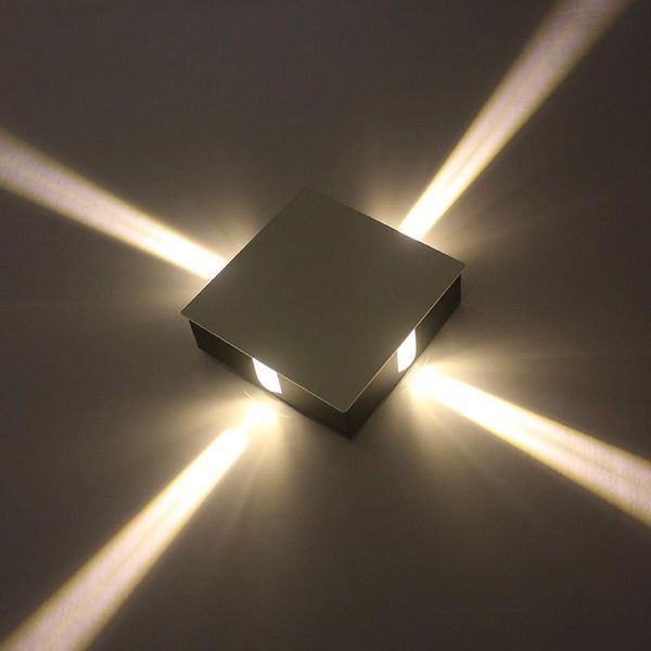 

wall lamp 3w 6w 9w 12w sconces round or square shell bedroom bedside ac85-265v for indoor stair corridor el led