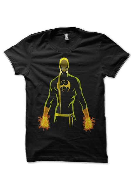 

iron fist black t shirt sport hooded sweatshirt hoodie