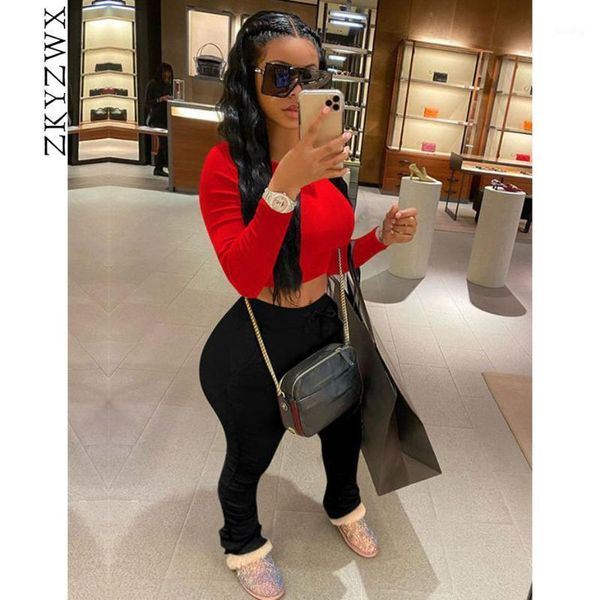 

zkyzwx high waist ruched sweatpants women summer elastic joggers active wear fitness stacked leggings bodycon flare sweat pants1, Black;white