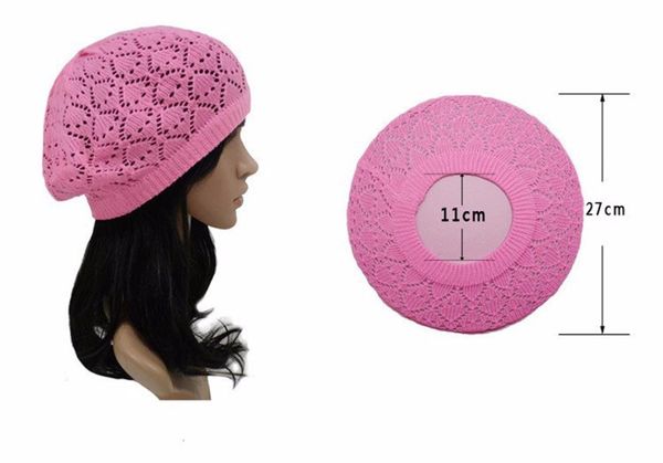 

весна лето осень женские шапочки для девочек береты вязаные береты cap твердая boina де ganchillo 8 цвет, Blue;gray