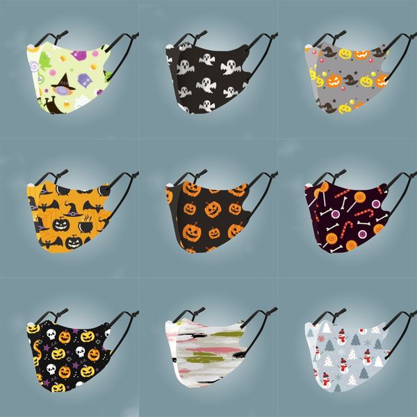 

creative fashionable printing anti dust durable outdoor wear face mask  fits all#606, Black