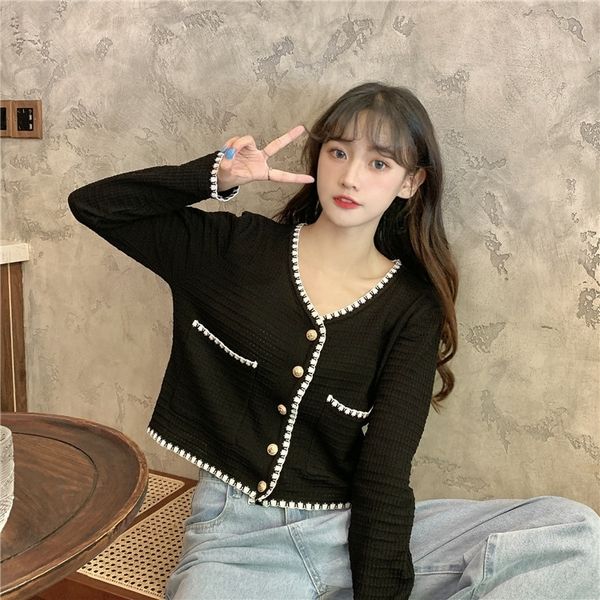 

wguju new thin v-neck lace fragrance in early autumn 0wxn2 slim long sleeve t-shirt perfumelace perfume small 2020, White;black