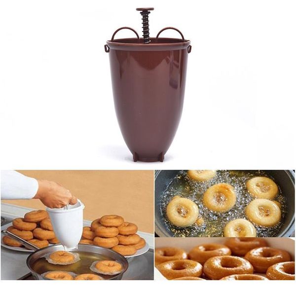 

plastic donut doughnut maker batter dispenser for cake diy cake baking tools creative cake making kitchen a sqczou