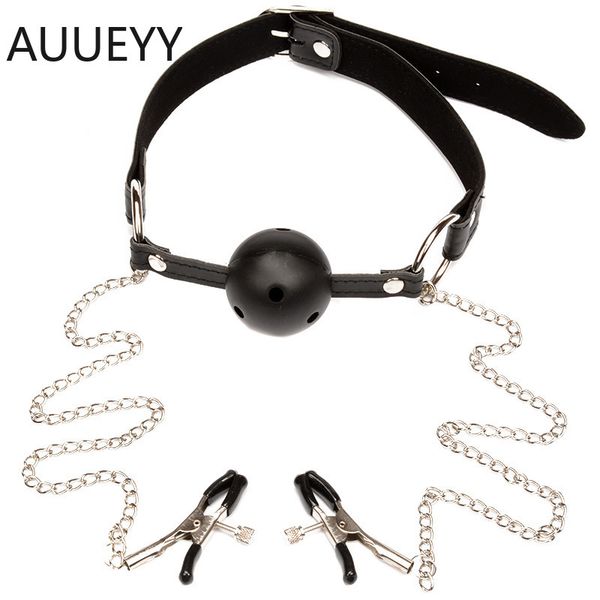 

toy massager massage faux leather choker collar with nipple breast clamp clip chain couple sm toys for woman tools couples games i771