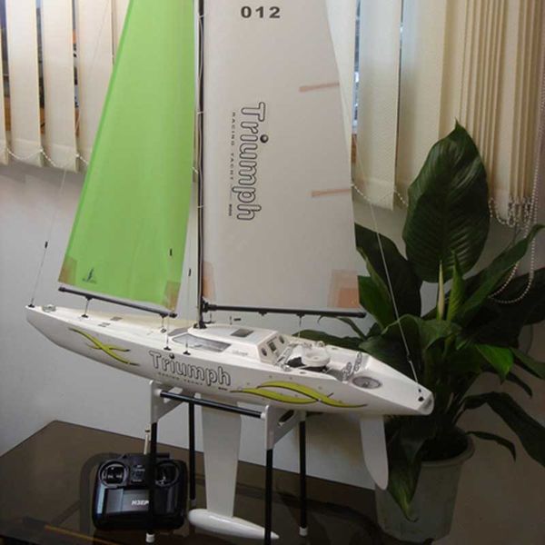 

Hot RC Toy 80cm big remote control sailing boat full set model power boat gift boat Shopping