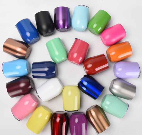 

wholesale 12oz wine tumbler stainless steel wine glasses with 22 beautiful colors stemless wine tumblers wedding gift
