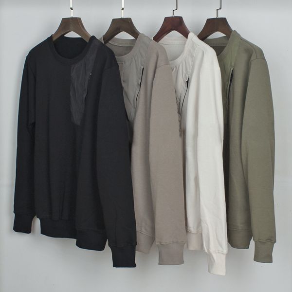 

2020 new products men pullover men round neck loose pullover men women casual sweatshirt size m-xxl, Black