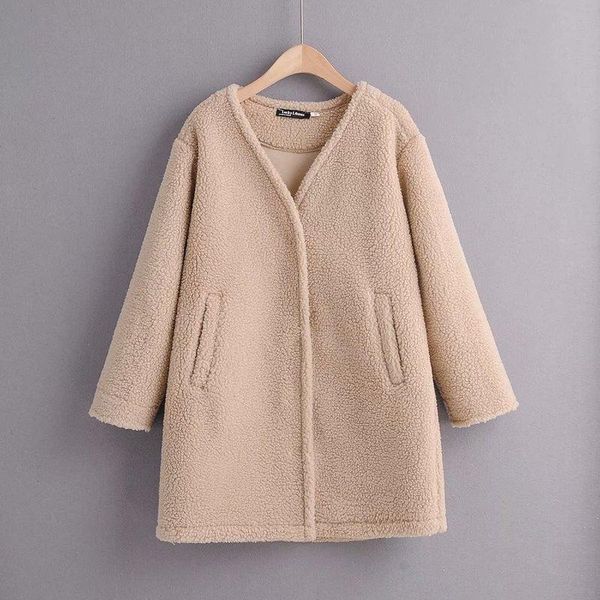 

women's jackets european and american fashion lambs wool coat sy85-315, Black;brown