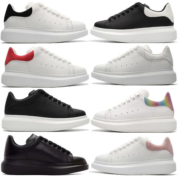 

fashion platform black velvet tail sneakers triple black white rose gold reflective leather suede chaussures women mens running trendy shoes