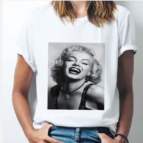 

t shirt fashion women ullzang graphic printed summer short sleeve harajuku style casual cotton gothic tee, White