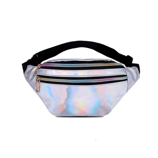 

hbp non-brand new style waist bag women's sports 2020 leisure waist bag laser bright face women's fashion waist bag fashion sport