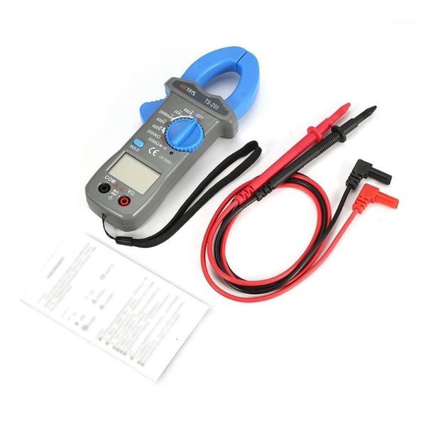 

hytais ts200/ts201/ts202+ digital clamp meter true rms multimeter ncv resistor capacitor diode temperature tester clampmeter1
