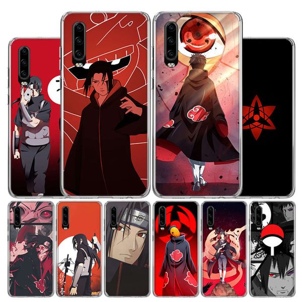 

1dwanimation naruto itachi mobile phone cover huawei p30 p40 p20 p10 mate 30 20 10 p smart z lite pro plus + 2019 cock shell