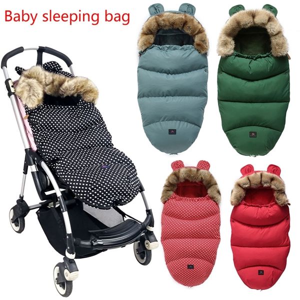 Evrensel Bebek Bebek Tezgahı Kapak Kış Sleepsacks Babyzen Bugaboo için Uyku Tulumu Bebek Bebek Tezgahı Aksesuarları LJ201012