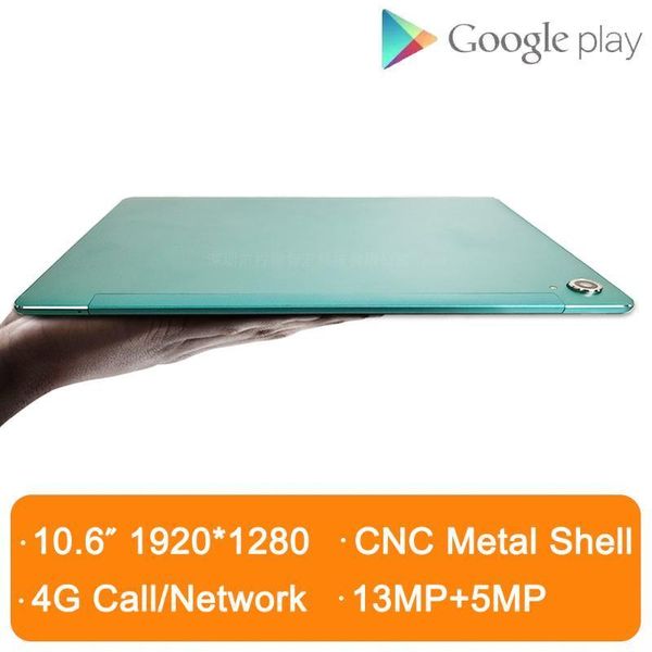 

tablet pc arrival 10.6 inch 4g call android thin body gps gaming dual camera 13mp kids octa core1