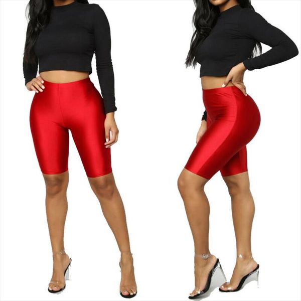 

женщины велосипедные шорты танцы тренажерный зал велосипед тонкий активный спортивный сплошной сексуальный худой 2021 новая летняя тренировк, White;black