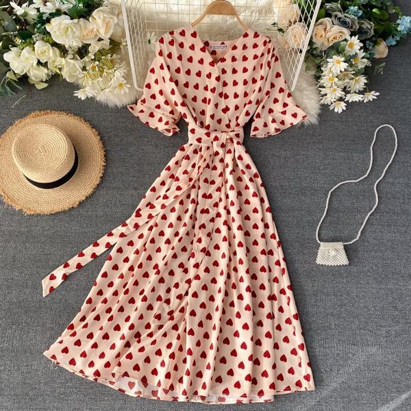 

women long print dress summer holiday french korean romantic beach dress short sleeve clubwear bohemian floral sundress, Black;gray