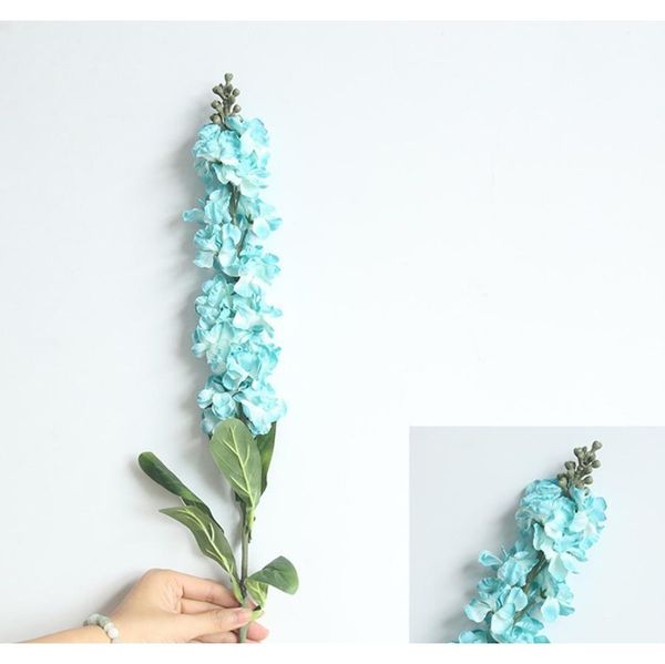 

90cm hyacinth violet flowers silk artificial flowers long floral decoration for spring home wedding l dec jllrnm outbag2007