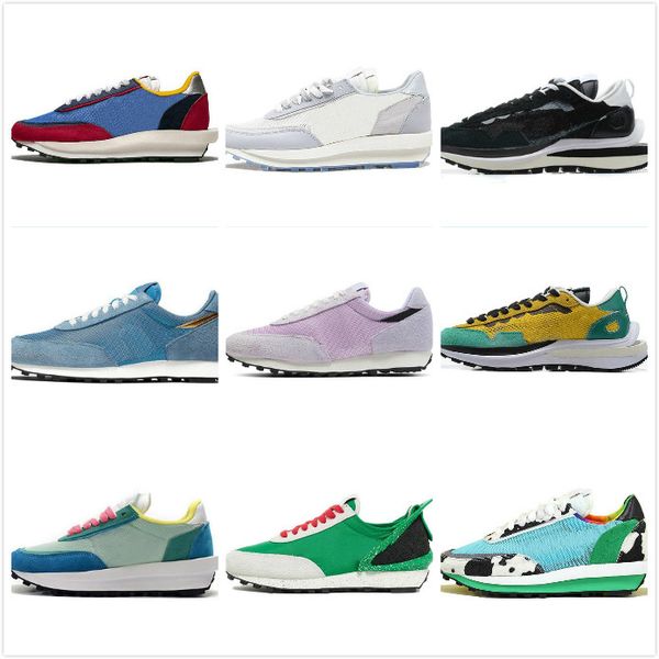 

ldv waffle chunky dunky men women trainers running shoes nyc pigeon triple black white nylon fashion mens sports sneakers size 36-45