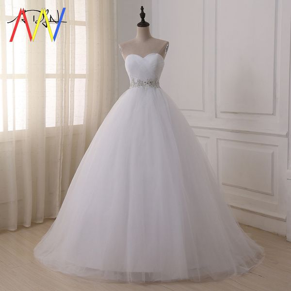 

designer wedding dresses sweetheart train applique dress gown evening black friday 2021 deals, White