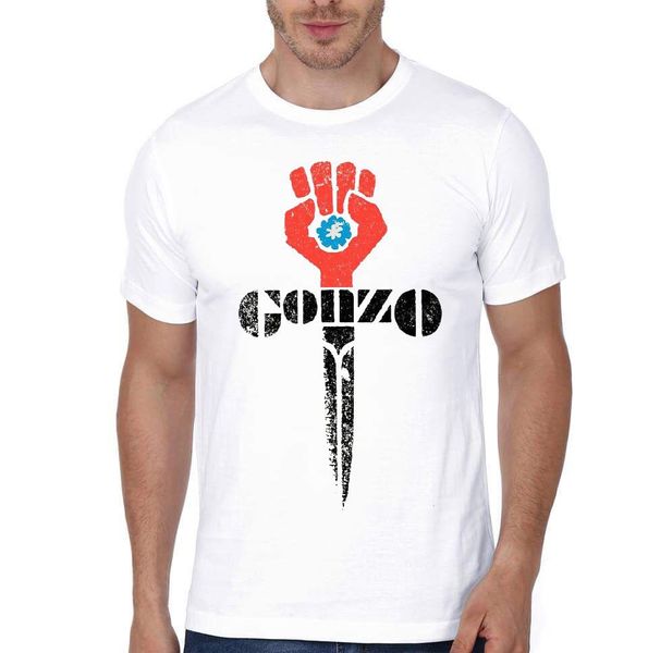 

gonzo white t shirt sport hooded sweatshirt hoodie