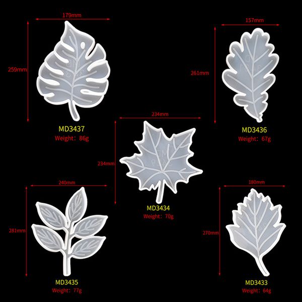 

diy manual leaf coaster mold christmas series crystal drop mold silicone resin maple leaf craft tools 9036 247 g2