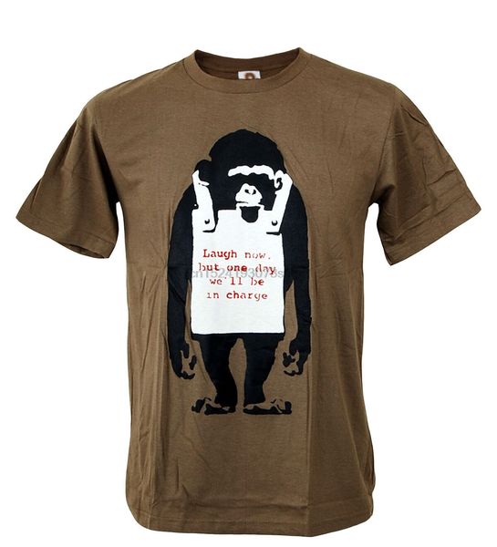 

original monkey laugh now banksy graphic street art style stencil man t shirt sport hooded sweatshirt hoodie