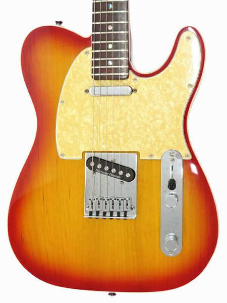 

american deluxe tele sunburst made in usa electric guitar
