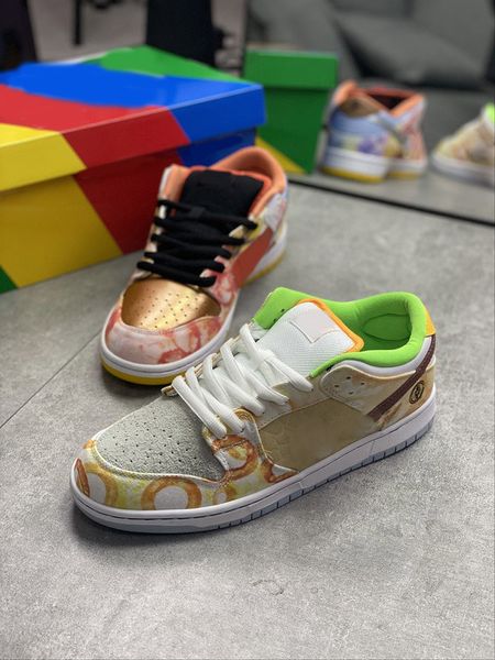 

high authentic dunk sb low pro street hawker skateboard shoes embossed suede sneaker men women outdoor sports shoes with box size 36-46