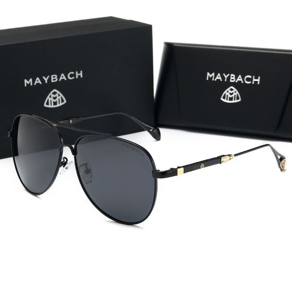 

new maybach men's day and polarized sunglasses travel night driving driver's mirror 0122 kml-designer, White;black