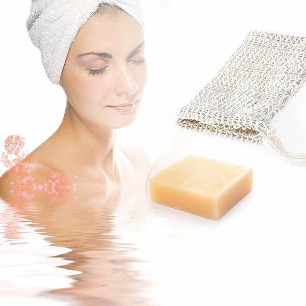 

soap bag making bubbles saver sack pouch storage drawstring bags skin surface cotton linen cleaning drawstring holder bath supplies