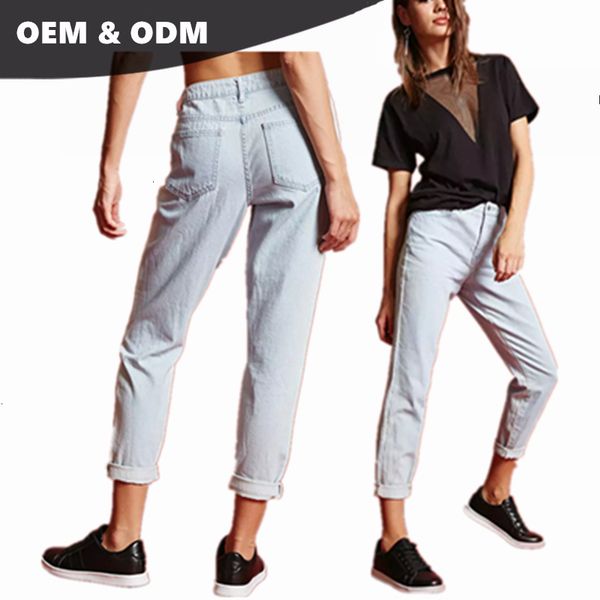 

oem women high rise mom jeans