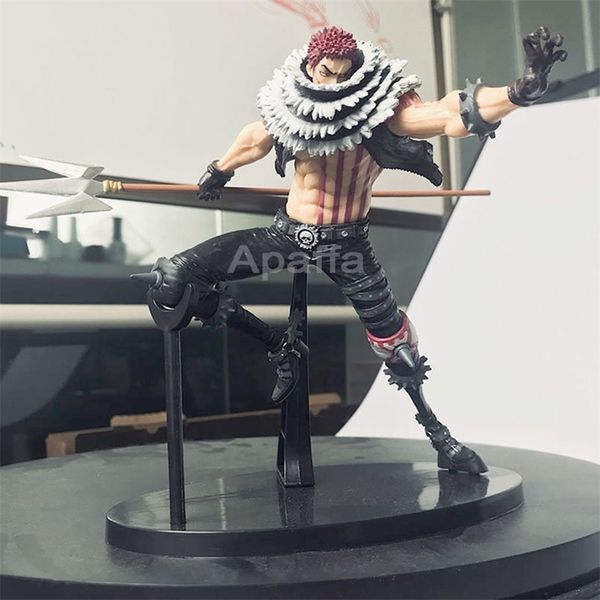 

15 cm anime figure one piece action figure koa king of artist charlotte katakuri pvc collectible model toy gift toy for children y200421