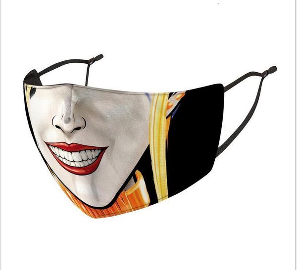 

crown mouth face mask anti dust face mouth cover mask respirator dustproof anti-bacterial washable reusable ice