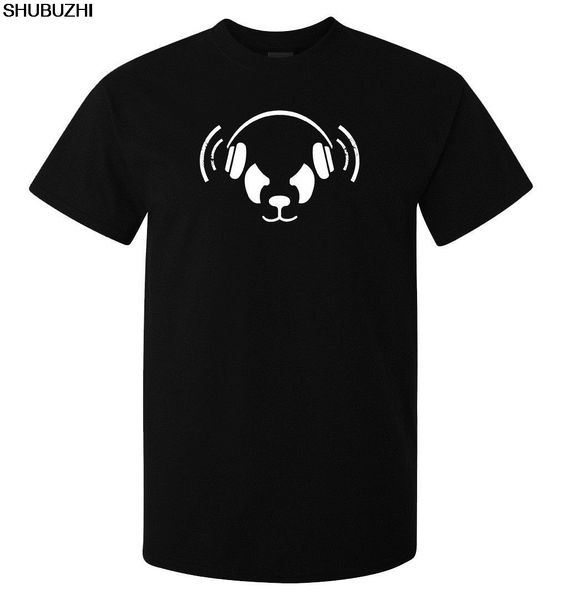 

cute rave panda and music headphones men's wo 's available black hip hop tshirt rock fashion sport hooded sweatshirt hoodie men t