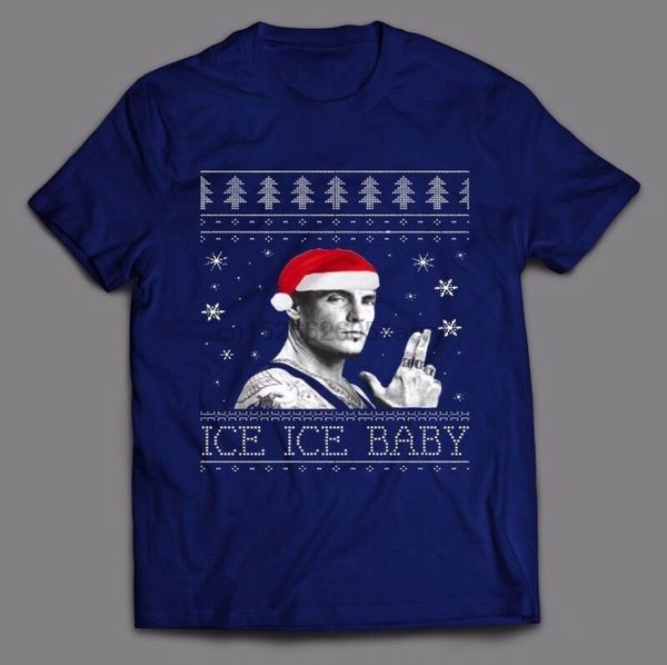 

vanilla ice ugly christmas sweater rare oldskool artwork shirt many options sport hooded sweatshirt hoodie
